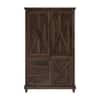 X 3 Door  Sheesham Wood Wardrobe In Provincial Teak Finish
