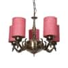 Devansh Solid Wood Electric Wall Light in Multi Colour with Multi Shade Count of 1 Light