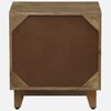 Mario Mango Wood Hand Painted Multicolour 1 Door Small Cabinet In Natural Finish