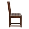 Aura 4 Seater Dining Set with Cushioned Chairs in Check Colour