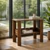Spydercraft Spacio Modern Study Table in Columbian Walnut Finish