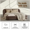Casa Haven Relax King Size Bed in velvet With Engineered Hardwood Frame & Hydraulic Storage