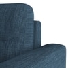 Verona Premium 1 Seater Fabric Sofa in Indigo Blue Colour