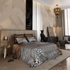 Stoa Paris Super King Size Enriched Cotton Bedsheet with 4 Pillow Covers  Size Primal Elegance