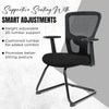 Kepler Brooks Zeus Visitor Chair in Black Colour
