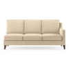 Abbey Sectional Sofa (Colour : Birch Beige, Cushion : Hard, Seater : Left Aligned 3 Seater + Left Aligned Chaise)