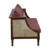 Marlow 3 Seater Seater Wooden Sofa in Pink Fabric