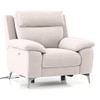 Emila One Seater Motorized Recliner in Cream Colour