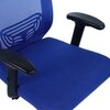 Ebeaony Mid Back Ergonomic Chair in Blue Colour