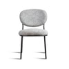 Zyntriq Fabric Dining Chair in Beige Colour