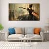 The Castle Decor Woman Abstract Wall Painting Wooden Framed 27x48 Inch (Style 3)