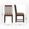 Arbor 4 Seater Dining Set with Check Cushioned Bench