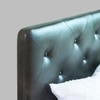Charcoal Bed With Premium Leatherette Fabric And Hydraulic Storage - Queen Bed