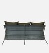 Paris 3+1+1 Seater Wicker Sofa Set in Dual Tone Grey Colour