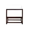 Aura PU Leather Arm Chair in Off White