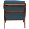 Zesta Blue Fabric Accent Chair