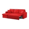 Leo  Pull Out Sofa cum Bed  in Red Colour