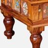 Rangrez Sheesham Wood Coffee Table in Honey Oak Finish