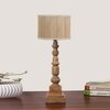 Devansh Bamboo Table Lamp With Wood Base -(7X7X21.25 Inches)-1