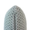 Jewel Grey Melange  And Silver Cushion Cover  16X16 Inches