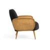 Holden Cane Accent Chair in Black Colour