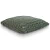 Criss Cross Deep Lichen Green Decorative Cushion Cover 16 x 16 Inches
