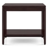 Beirut Solid Wood Bedside Table in Mahogany Finish
