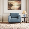 Colby 1 Seater Fabric Sofa in Ocean Weave