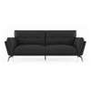 Vetra 3 Seater Leather Sofa In Slate Grey Colour