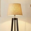 Adrienne Beige Jute Floor Lamp with Beige Jute Base