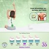 Nirvana Bamboo Fabric with Herb Fresh Technology 7 Zone 4 Inch Single Latex Foam Mattress L x W 75 inch x36 inch