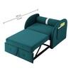Jayen 1 Seater Pull Out Sofa cum Bed  in T Blue Colour