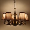 Devansh Gold Wall Mounted Lamp With Off-White Cotton Shade
