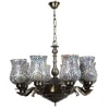 Devansh Gold Antique Wall Mounted Lamp With Black  Cotton Shade