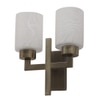 Eliante Modern Wall Lights Mild Steel & Glass Material Antique & White Finish