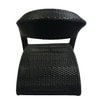Bendigo Wicker Chair In Black Finish