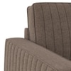 Apollo Neo 1 Seater Fabric Sofa in Daschund Brown Colour (Back Height : Regular, Cushion Type : Soft)