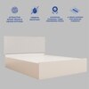 Yama Bed With Premium Leatherette Fabric And Hydraulic Storage - Queen Bed