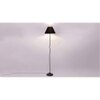 Quinn Black Cotton shade with Iron floor lamp