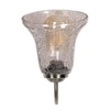 Devansh Steel Electric Wall Light in Steel Colour with Transparent Shade Count of 1 Light