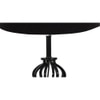 Amari Black cotton Table lamp with Iron Base