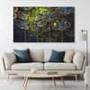 The Castle Decor Yellow Modern Flower Wall Art Set of 5 27x48 Inch