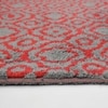 Multicolor Abstract Machine Made Polyester 5 X 7 Feet Carpet