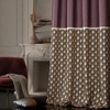 Stoa Paris Satin Curtain for Door, 70% Blackout Curtains, Sun Protection, Set of 2, Versailles - Royal Rouge