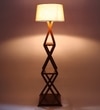 XXX Shelf Floor Lamp in Beige Shade