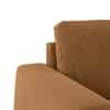 Granada Premium 1 Seater Fabric Sofa in Ochre velvet Colour