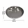Metalsmith Metal Coaster Set of 4 Silver Finish Table Coasters