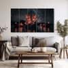 The Castle Decor Lord Ganesha Wall Painting Wooden Framed 27x48 Inch (Style 8)