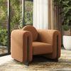 Reno Lounge Chair in Rust Himalaya Boucle Colour