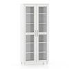 Paige Tall Storage Cabinet in Frosty White